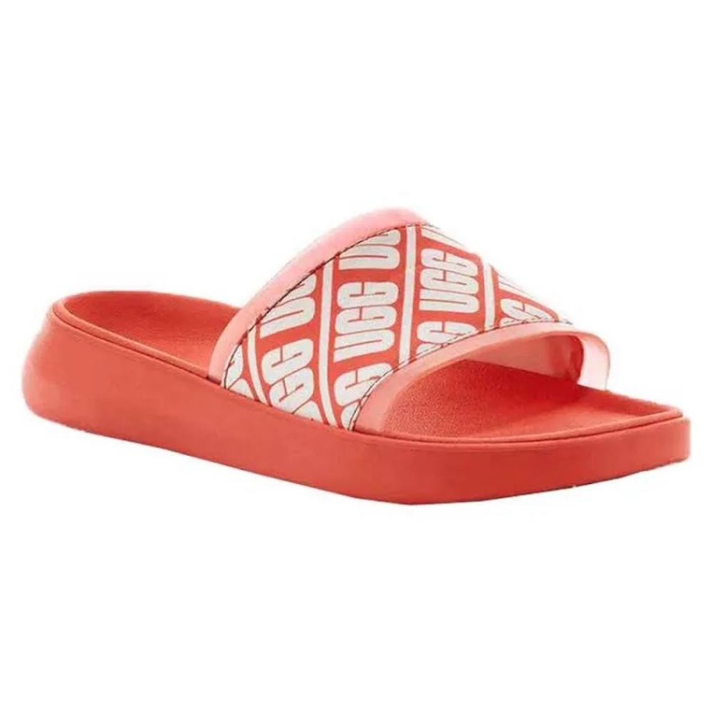 UGG Women's Ruette Slide Sandals Orange womens size 10 Casual Slip on shoes